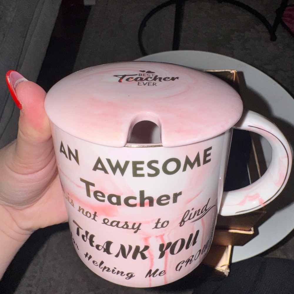 Pink Teacher Mug - Picture 6 of 11